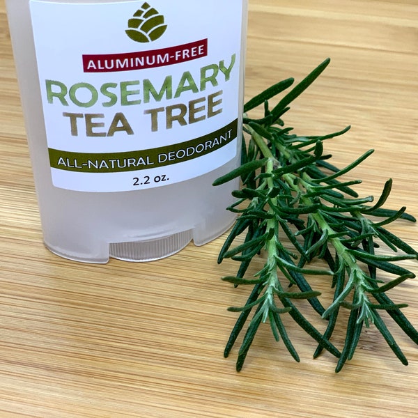 Rosemary Tea Tree aluminum-free deodorant FREE SHIPPING in US for Orders 35.00+