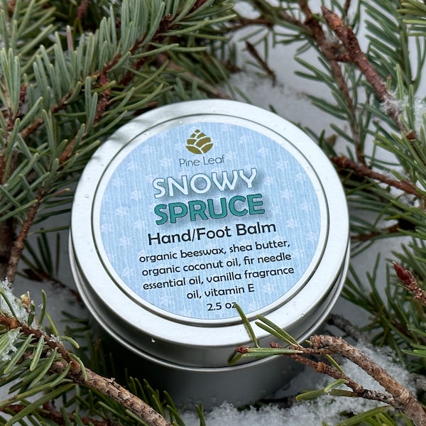 Snowy Spruce Hand/Foot Balm FREE SHIPPING in US +35.00