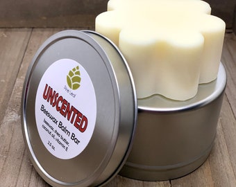 Unscented Beeswax Balm Bar FREE SHIPPING in US for Orders 35.00+