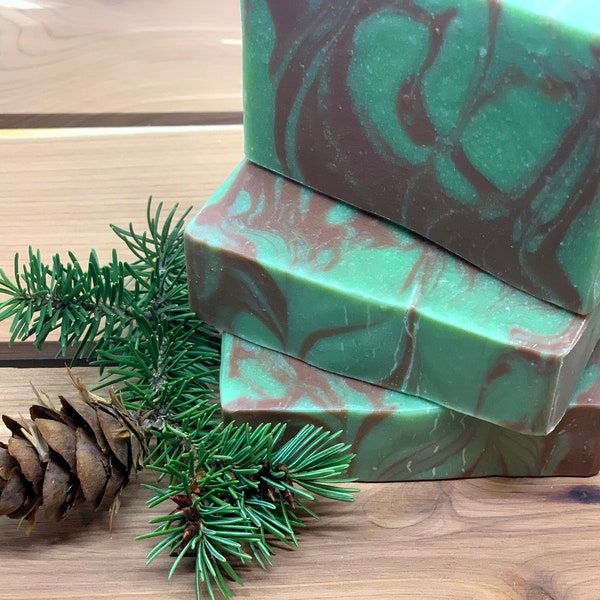 Fir Cedarwood Handmade Soap FREE SHIPPING in US for Orders 35.00+
