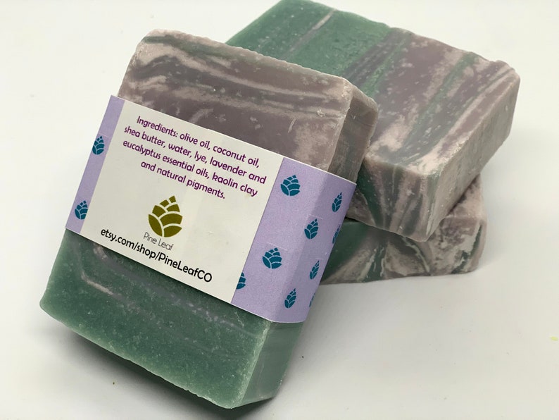 Eucalyptus Lavender Handmade Soap FREE SHIPPING in US for - Etsy