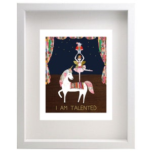 Glow Kiddo Glow 8x10 Affirmation Prints for Children - I am Talented