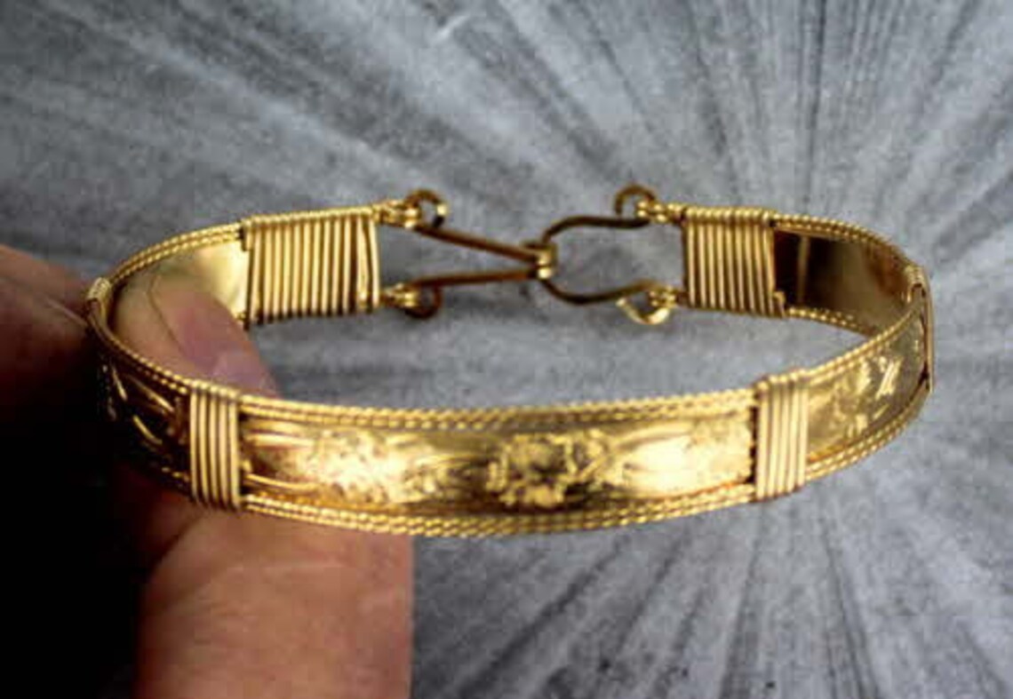 14kt Rolled Gold Bracelet Made to Order Size 6 to 8 Cuff Etsy