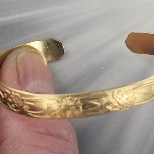 14kt Rolled Gold Bracelet Made to Order size  6 to 8 Wire Wrapped  Handcrafted