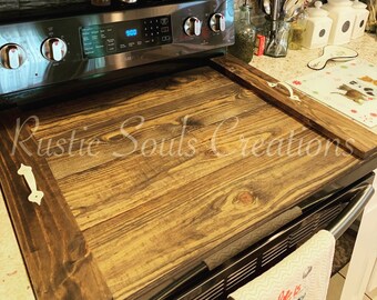 Rustic Wood Stove Cover: Farmhouse Noodle Board