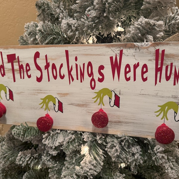 Handmade Christmas Stocking Holder: Family Holiday Decor