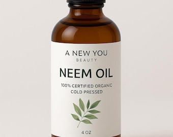 Pure Organic Cold-Pressed Neem Oil | Natural Hair & Skin Moisturizer