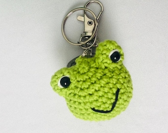 Llavero de animal de crochet: colgante de animal para bolso hecho a mano