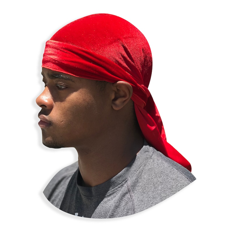 Red Velvet Color Du-Rag Premium Quality Wave Cap-Durag Red | Etsy