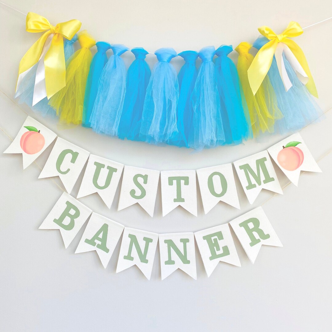 Custom String Banner, Custom Graduation Banner, Custom Letter Banner