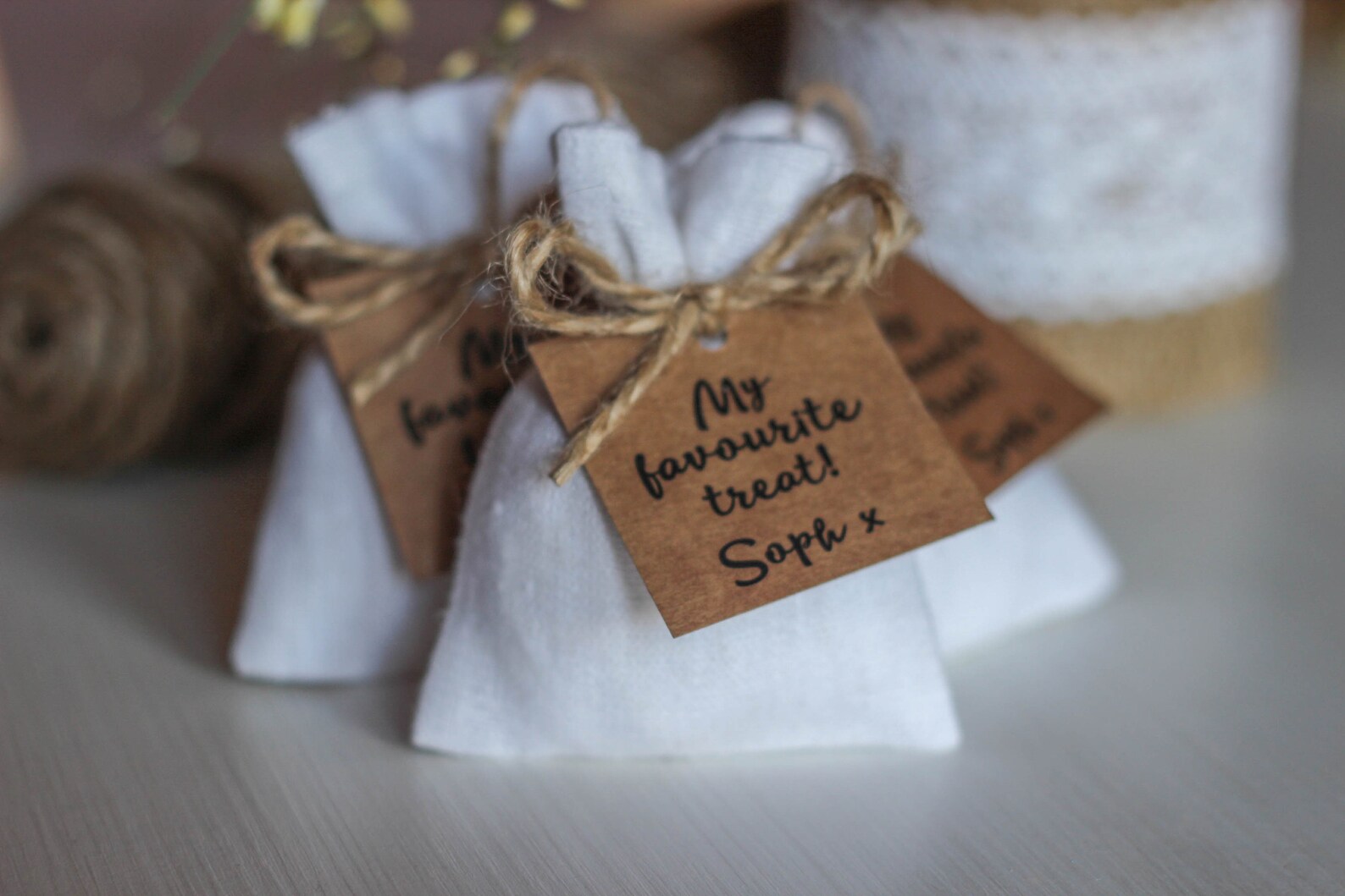 White Linen Bags Small Fabric Bags Burlap Sack Wedding Etsy