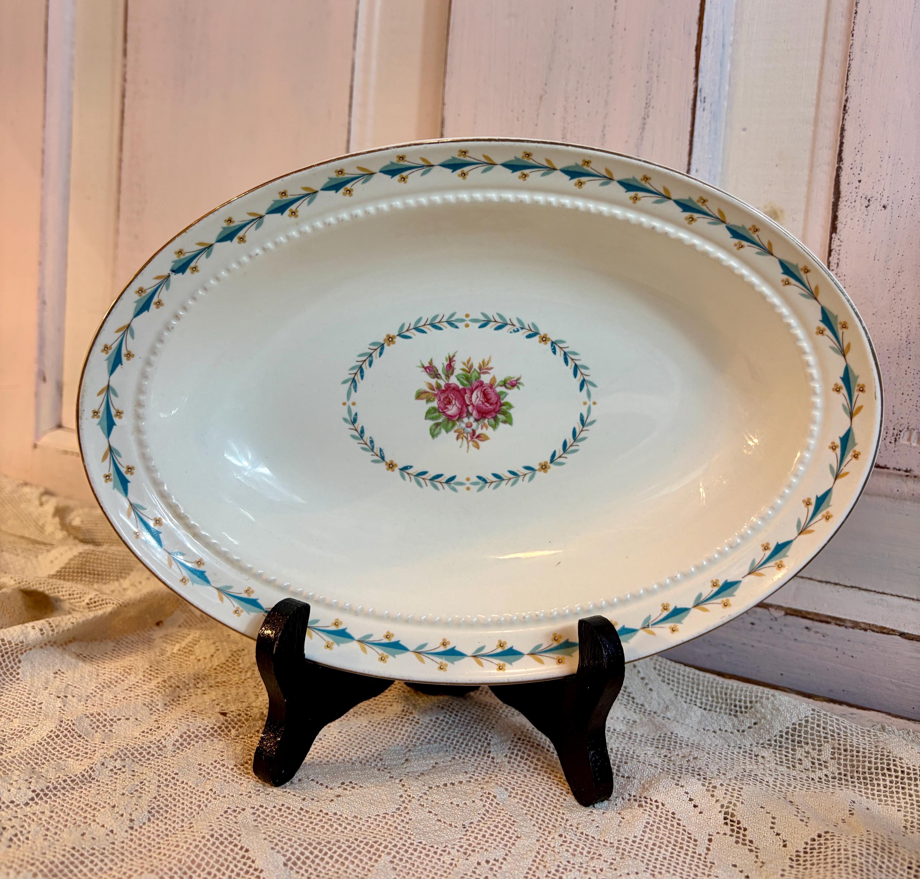 HARMONY HOUSE オーバルプレート 花柄 Harmony House Vintage China - Etsy