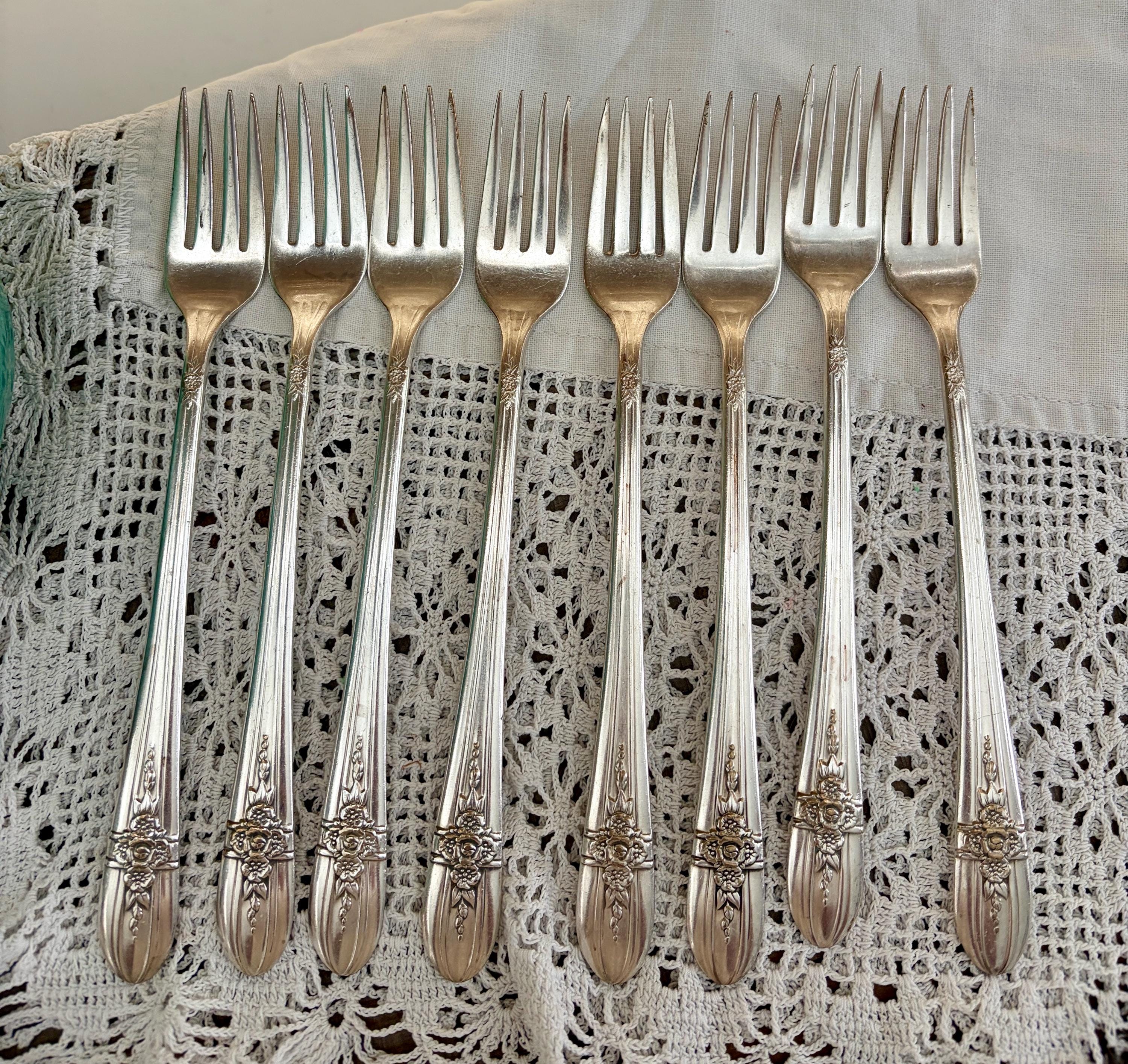 Rogers Floral Silverware - Etsy