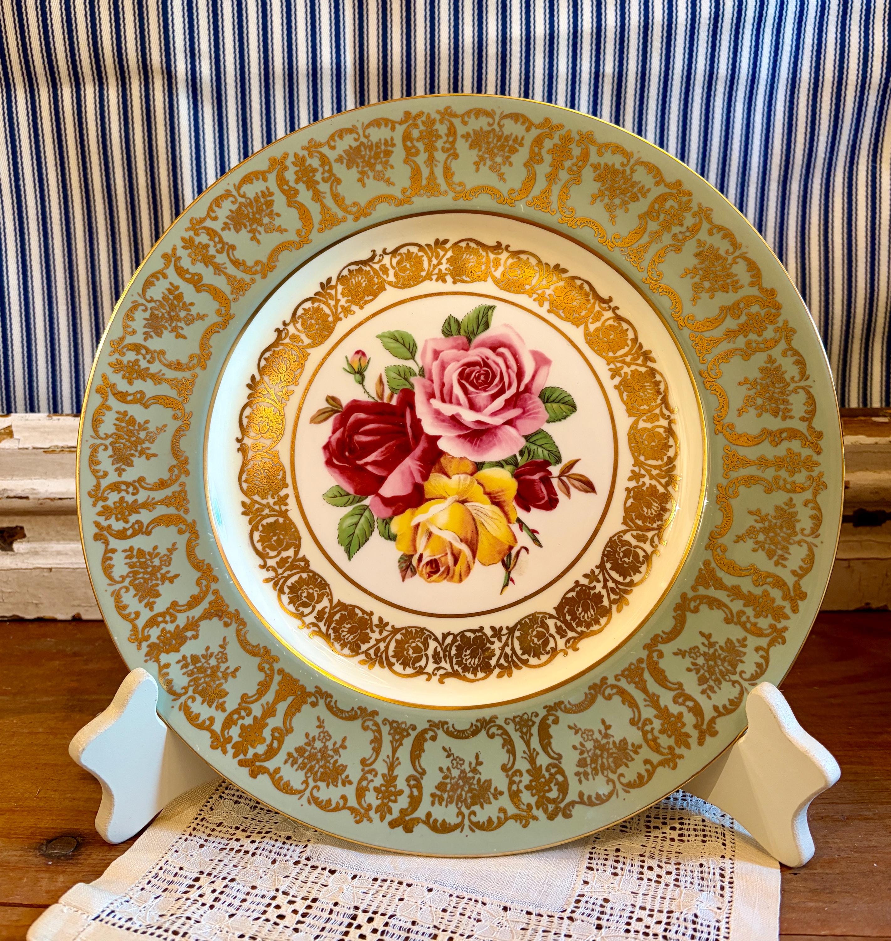 M♦美品　 　 OldCountryRoses 　プレート Victorian Rose Dinner Plates - Etsy