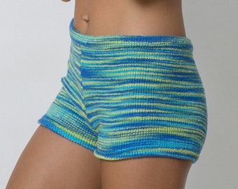 Women&#39;s Boy Short Knitting Pattern -PDF Pattern Sizes XS to XL - Loungewear - Lounge Shorts - How to Knit Shorts - Crochet Shorts