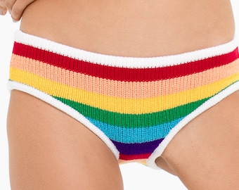 Rainbow Knit Panty Pattern – Women's Sizes XS-XL (PDF Pattern)