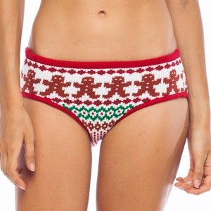 Gingerbread Panty Knitting Pattern: Women&#39;s Holiday Knit (PDF Pattern)