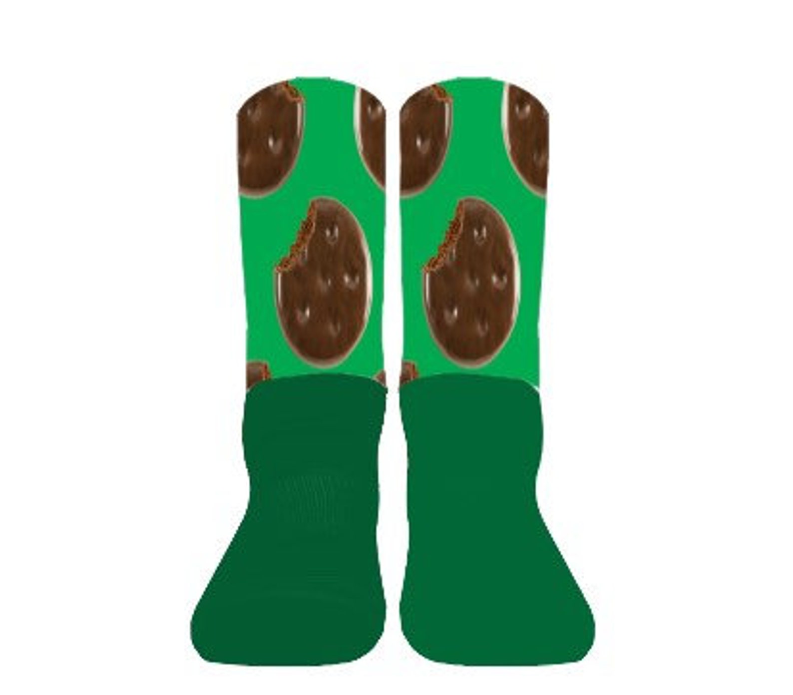 Thin Mint Girl Scout Cookie Socks Etsy