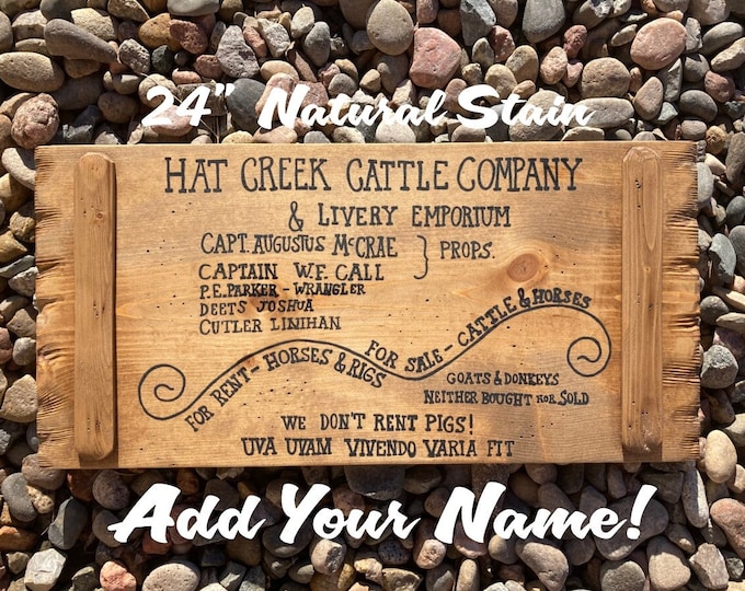 Uva Uvam Vivendo Varia Fit, Hat Creek Cattle Company, Lonesome Dove