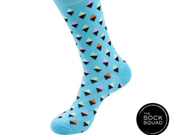 Mens Socks-Funky Socks-Colourful Socks-Womens Socks-Happy Socks-Diamond Socks-Patterned Socks-Unique Socks
