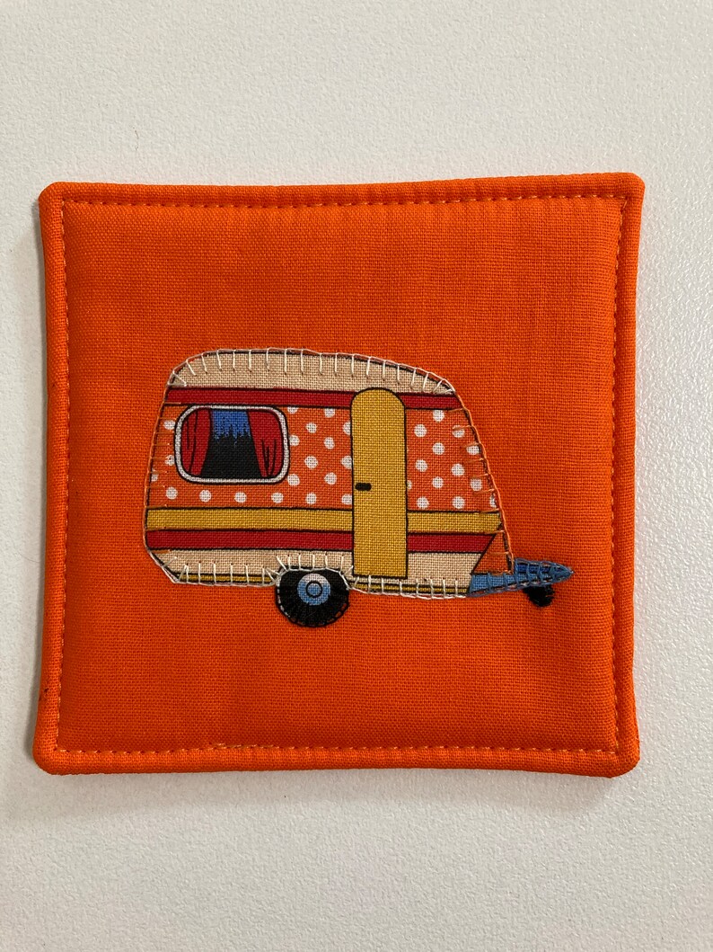 Caravan Coasters/jar & Bottle Grippers - Etsy Australia