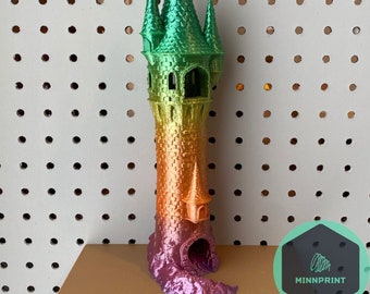 Tall Dice Tower. Dice Games. Dungeons and Dragons