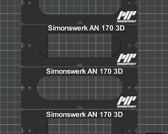 SIMONSWERK AN 170 3D Invisible / Hidden Hinge Router Template Kit