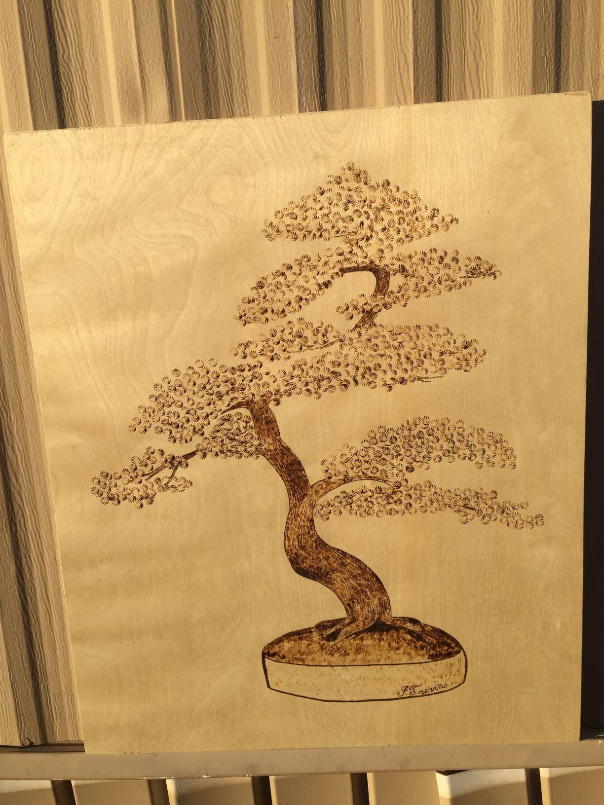 Wall art tree wood burning art pyrography art hanging art Etsy