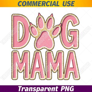 Dog Mama PNG Retro Dog Design | Funny Dog Mom Shirt Instant Download for Dog Lover Gifts | Love Dogs PNG Sublimation