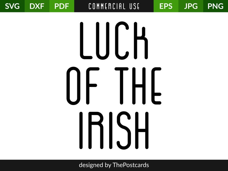 Cricut design Printable vector clip art Quotes for lucky Digital download Commercial use SVG Cut File Luck Of The Irish