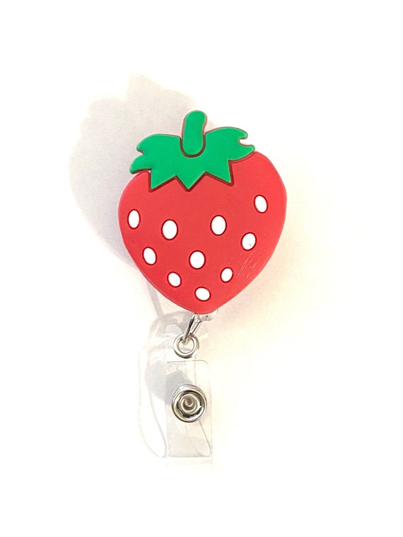 Cute Strawberry Badge Reel/fruit Badge Holder/retractable ID Card Holder  for Dietitian Nutritionists/nurses/teachers/pediatrician -  Canada