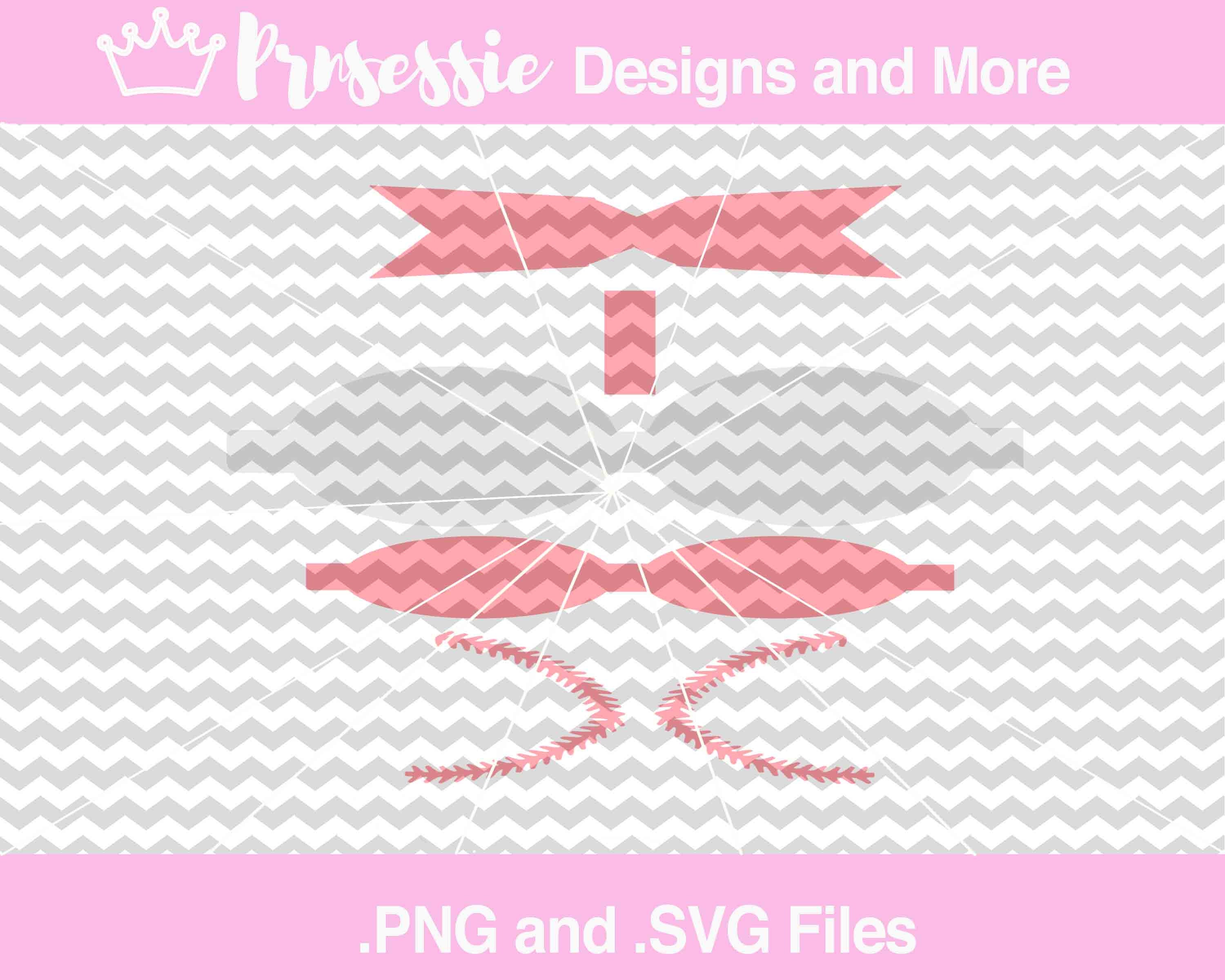 Digital SVG, DXF, PDF Baseball Hair Bow Template, Baseball Bow, Bow ...
