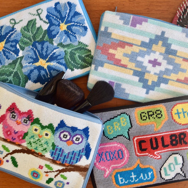 Needlepoint Clutch Etsy