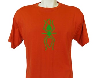 Tee-shirt imprimé fourmi verte