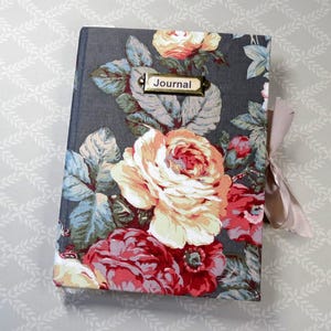 Junk Journal, Junk Journal Handmade, Hardcover Junk Journal, Floral Junk Journal