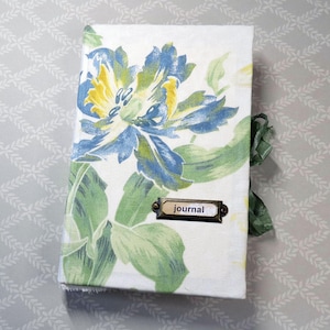 Junk Journal, Junk Journal Handmade, Floral Junk Journal, Hardcover Junk Journal