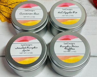 Candle Sampler Bakery Scents set of 4 Soy Hand Poured Clean Scents Gift