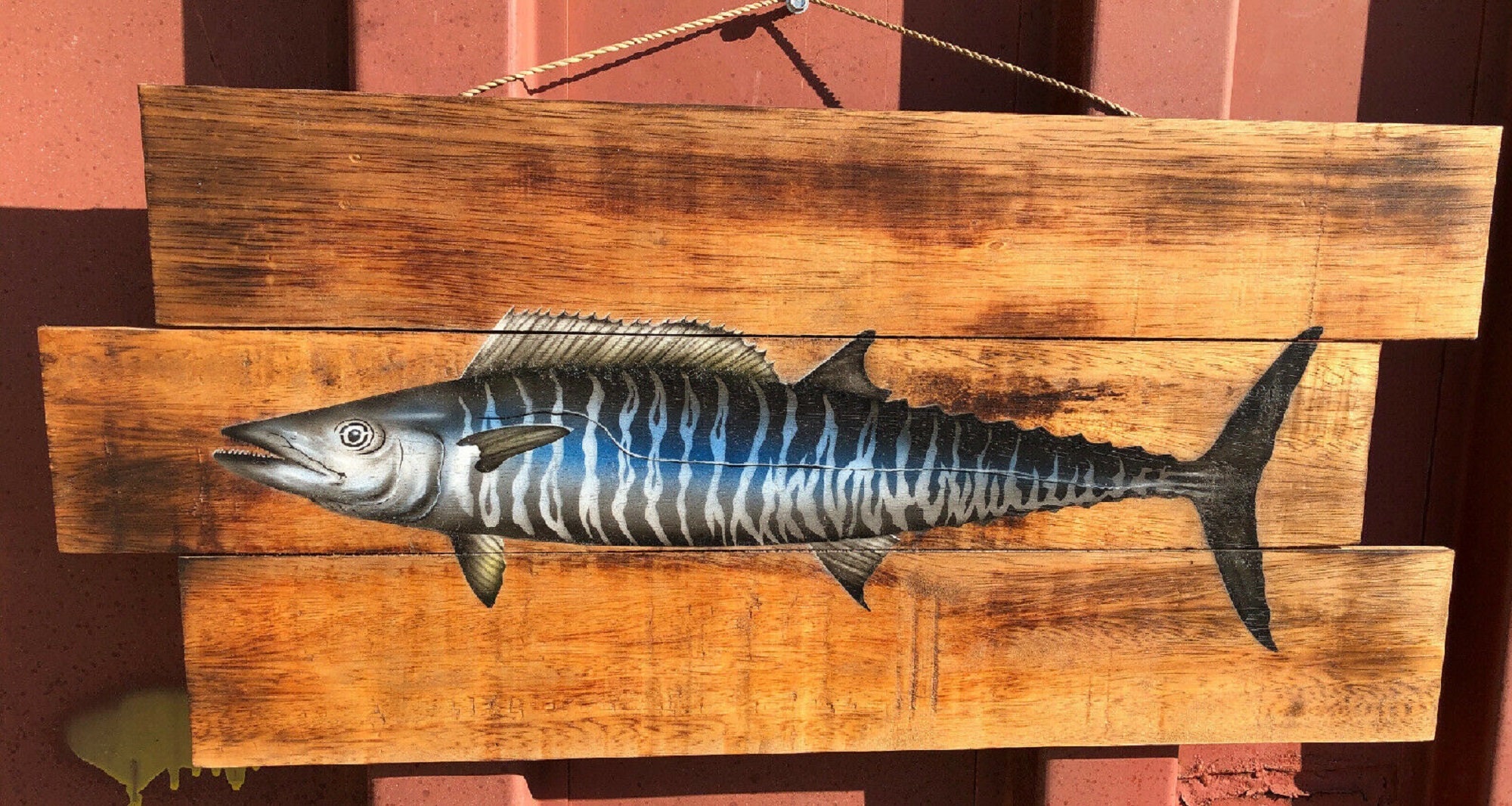26 WAHOO FISH Wall Art Wood Sculpture Wall art tropical Etsy