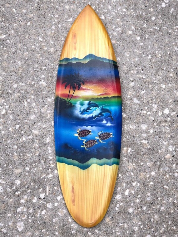 20 Handcrafted Painted Tiki Surfboard Tiki Mask Tiki Etsy