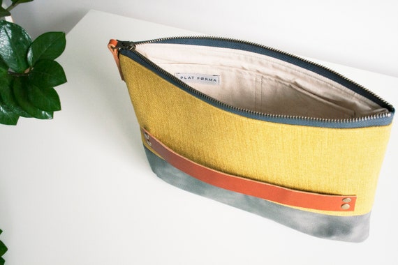 yellow going out bag