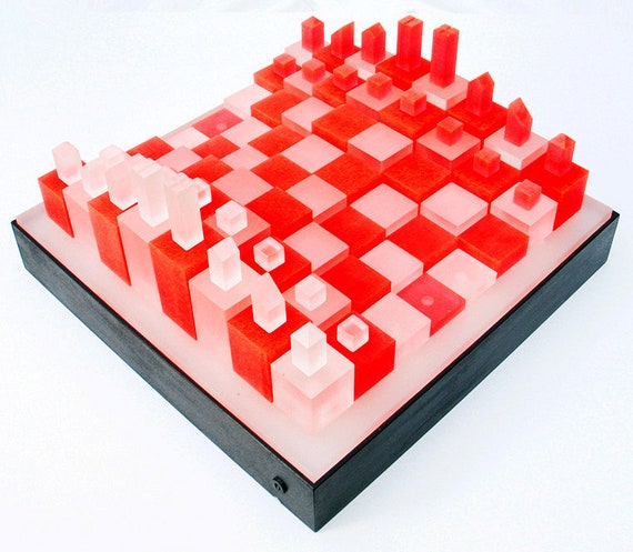 3dcubegames Schach Beleuchtet 3d Schach 3d Schachbrett Etsy