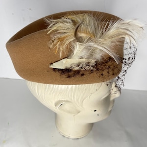 Pillbox Hat With Netting - Etsy display picture 3