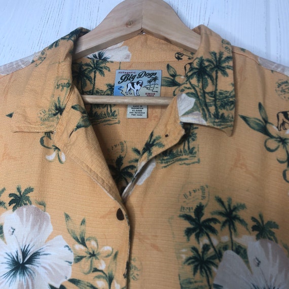 Big Dogs Vintage Hawaiian Button Up Shirt Men’s X… - image 6