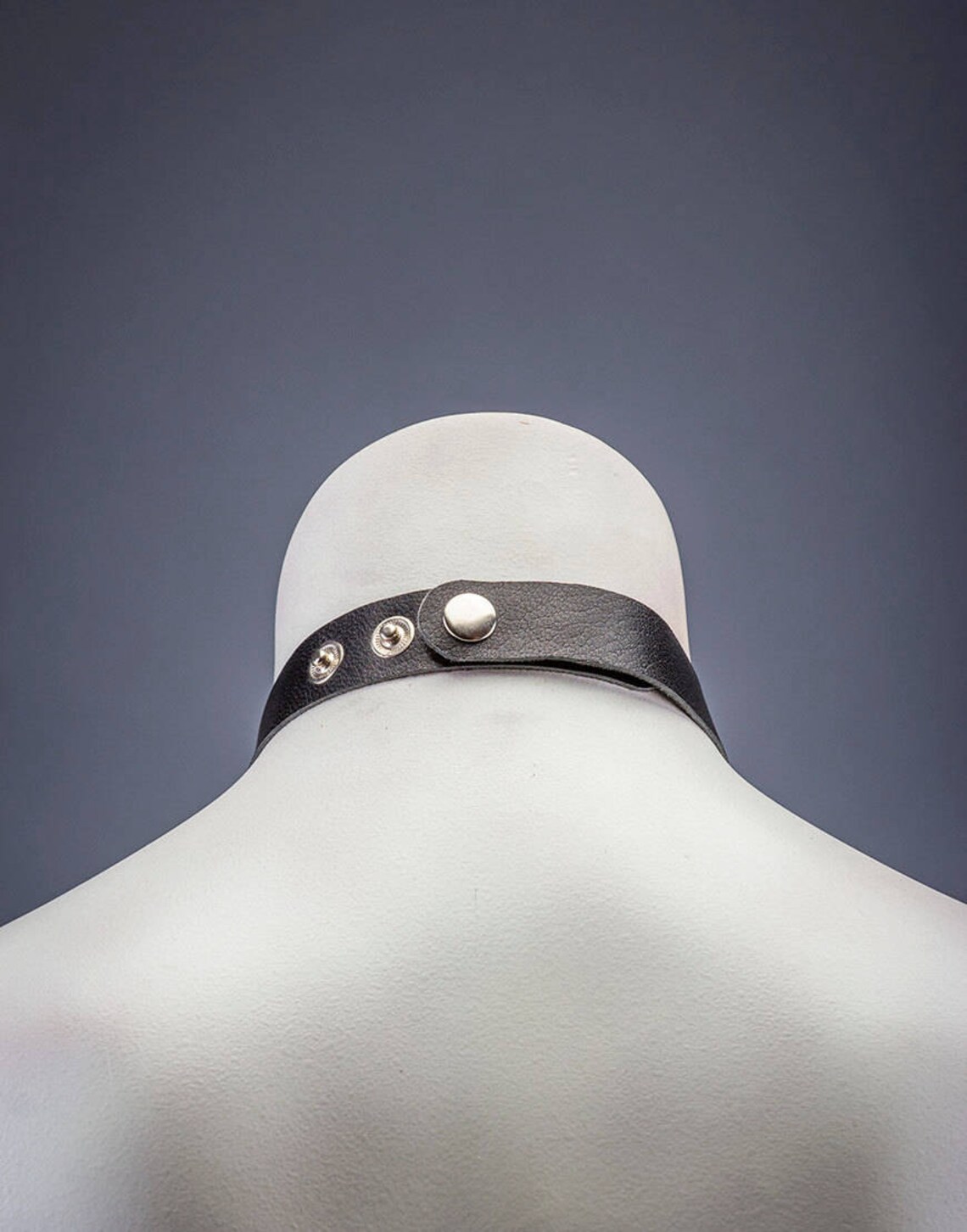 Black Leather O-ring Black Leather Choker Black O-Ring | Etsy