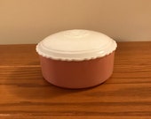 Fire King Anchor Hocking Round Powder Box