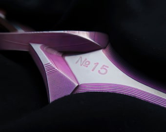 The Hugo Full Titanium Oyster Knife - Pink
