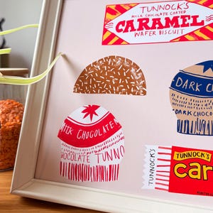 Tunnock's Scottish Food Art Print, Kitchen Wall Decor, Multiple Sizes image 5