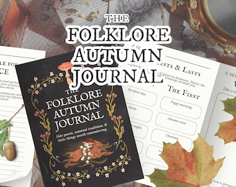 PRE-ORDER: Folklore Autumn Journal | Seasonal Activity Book, Nature Journal, Folk Traditions & Autumn Side Quests