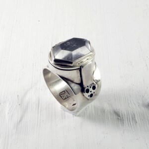 BAGUE POISON Ancienne En Argent Massif 925 - Taille 53, Occasion, Anneau à Secret