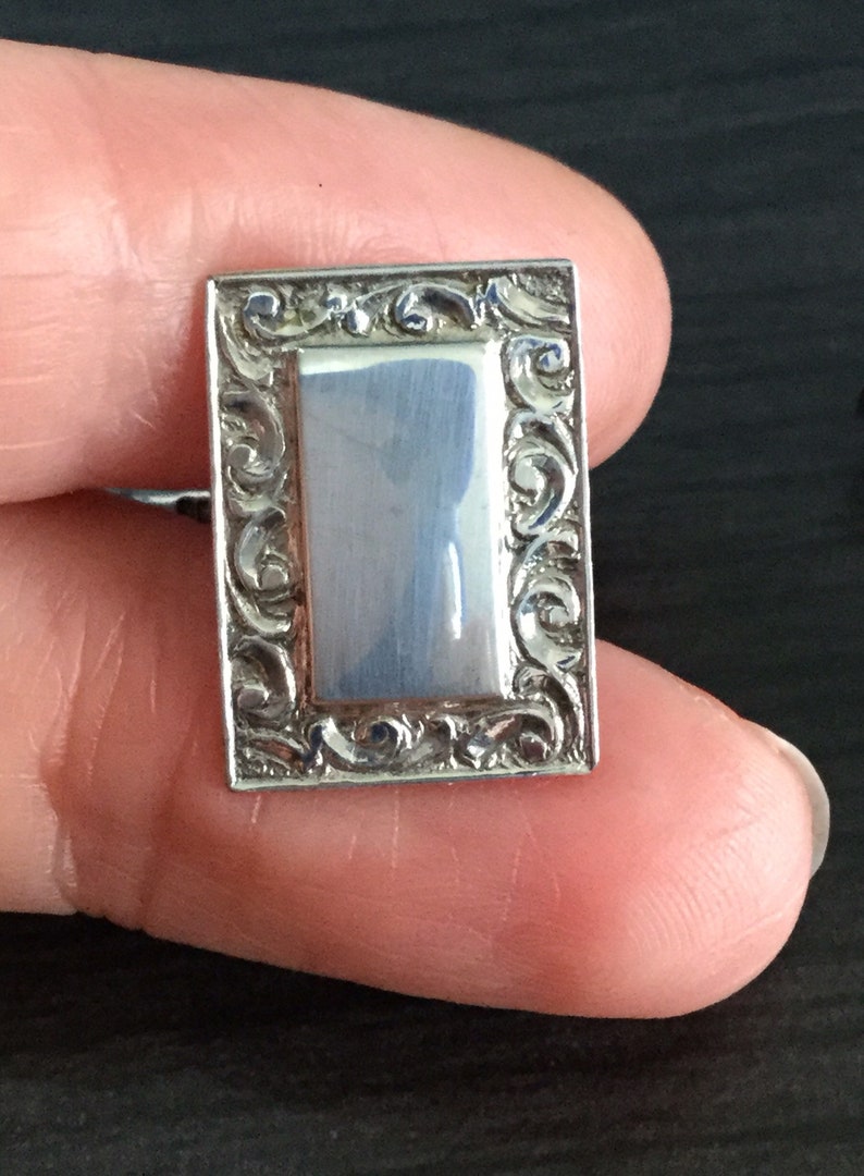 Sterling silver cuff links